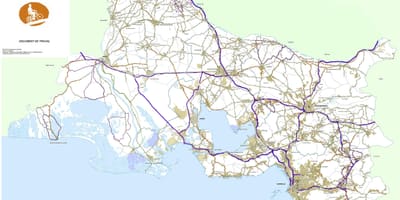 რუკა მარსელი ველოსიპედით 